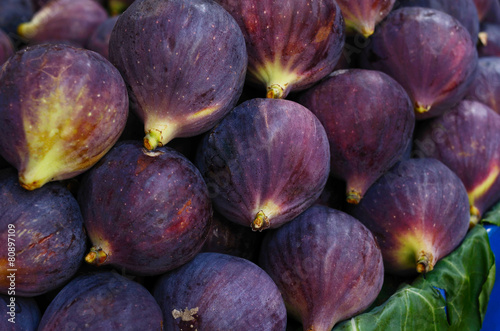 Ripe figs at street market