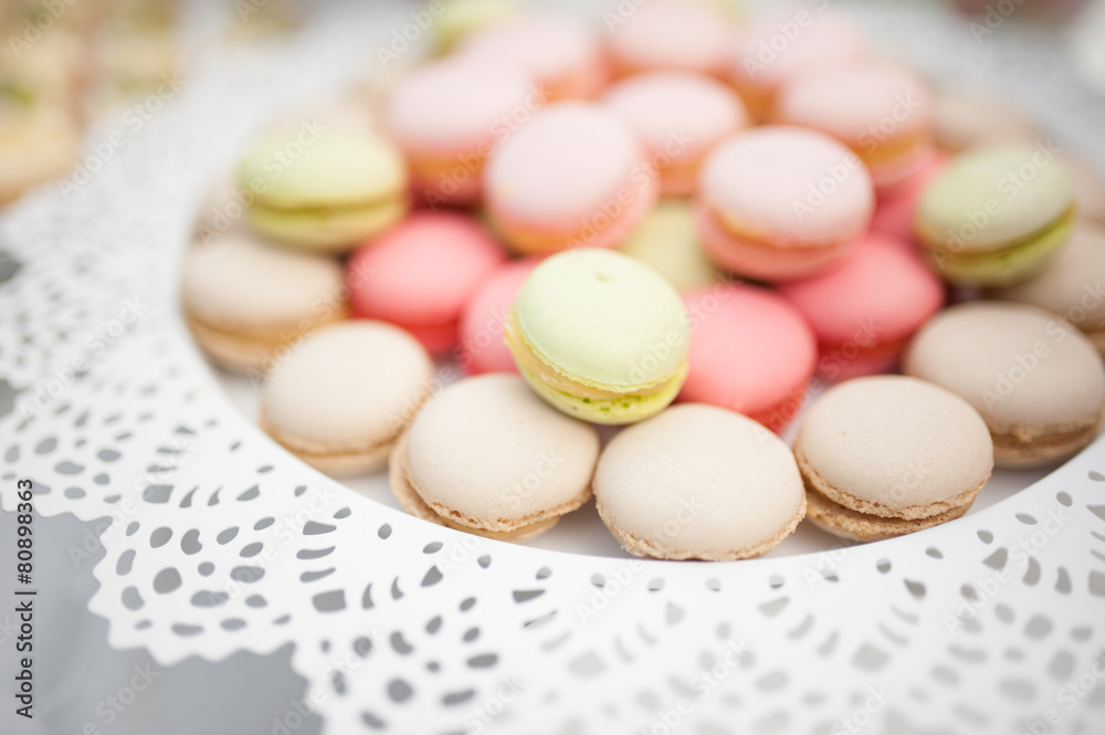 wedding dessert with delicious cakes and macaroons wedding dessert with delicious cakes and macaroons