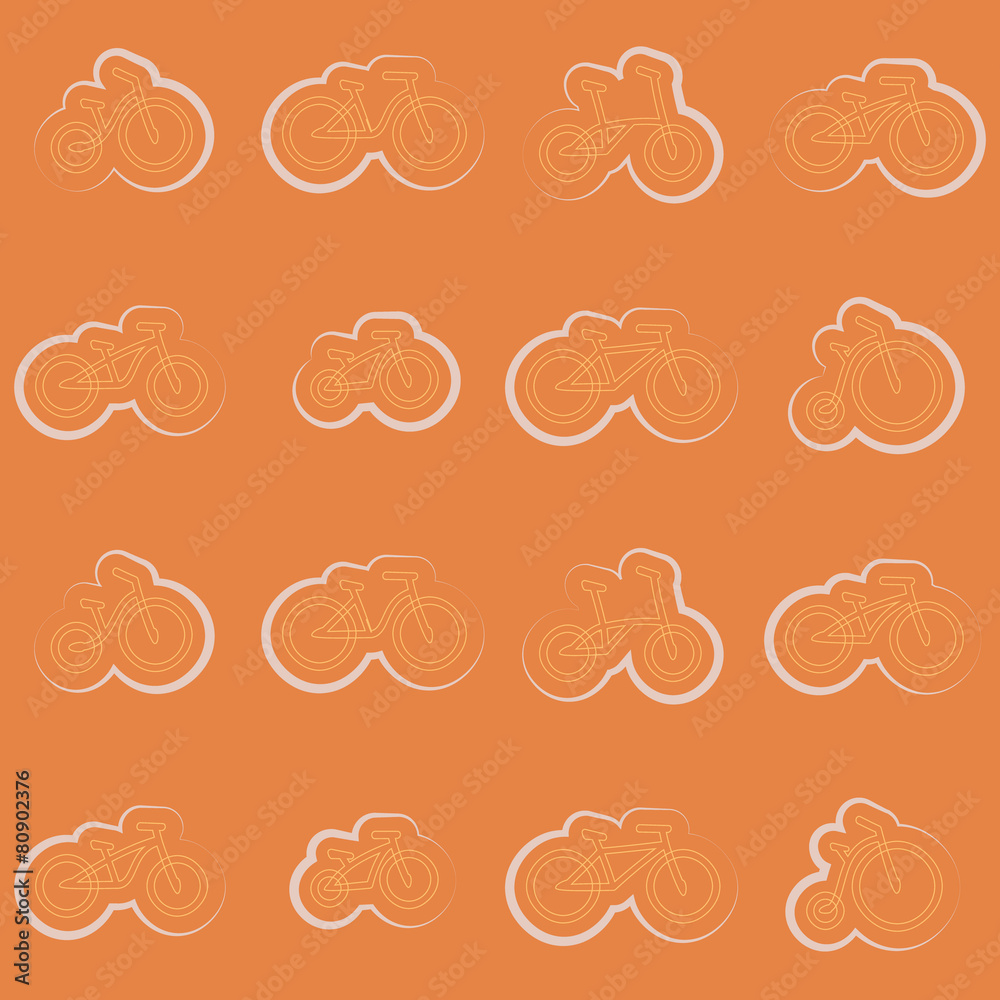seamless background with bicycles seamless background with bicycles