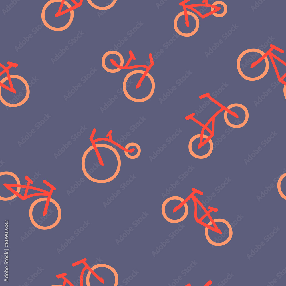 seamless background with bicycles seamless background with bicycles