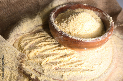 Bowl of whole flour