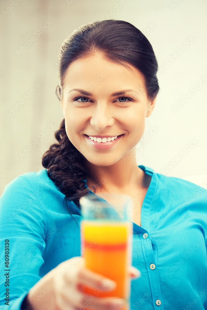 beautiful woman with glass of juice beautiful woman with glass of juice