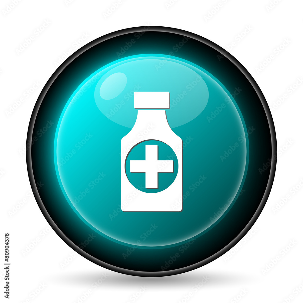 Obraz premium Pills bottle icon