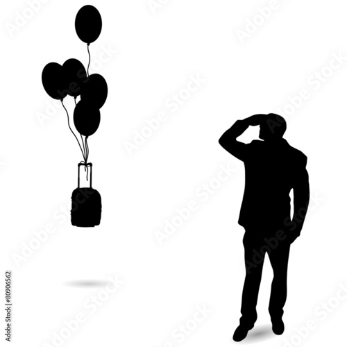Vector silhouettes.