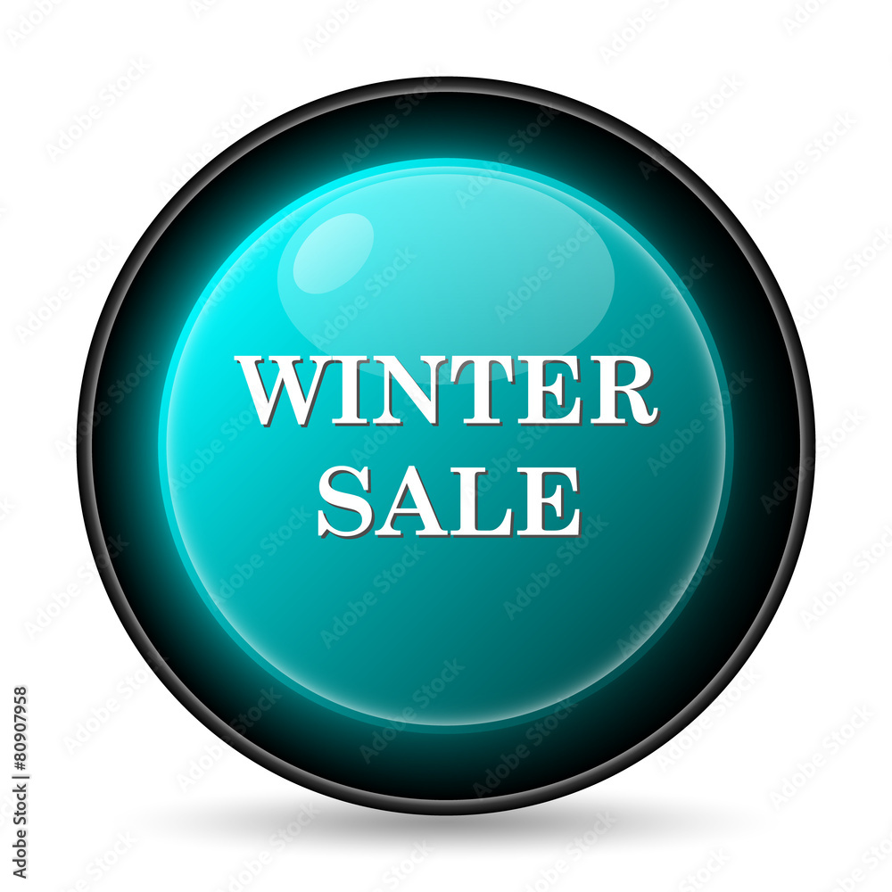 Winter sale icon