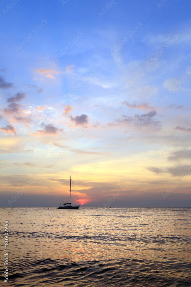 Fototapeta premium sea sunset