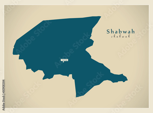 Modern Map - Shabwah YE photo