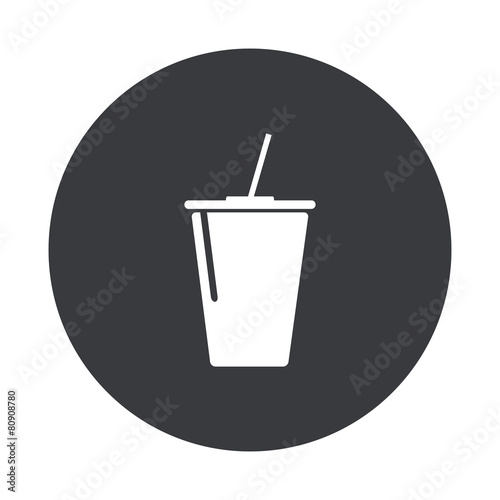 Vector modern  gray circle icon