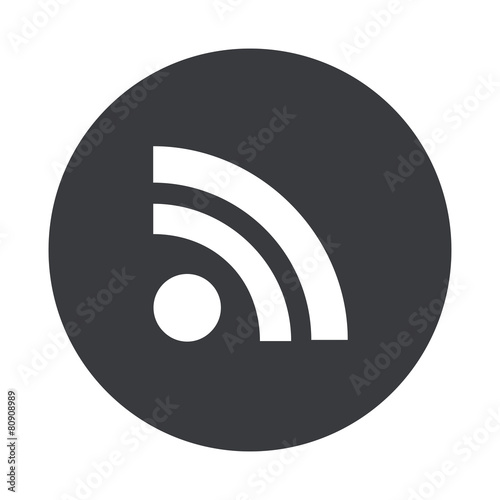 Vector modern  gray circle icon