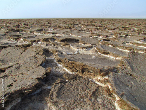 Danakil depression, plain of salt, Ethiopia