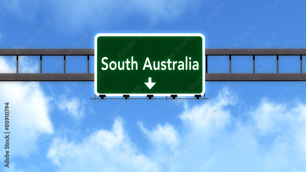 South Australia Highway Road Sign
