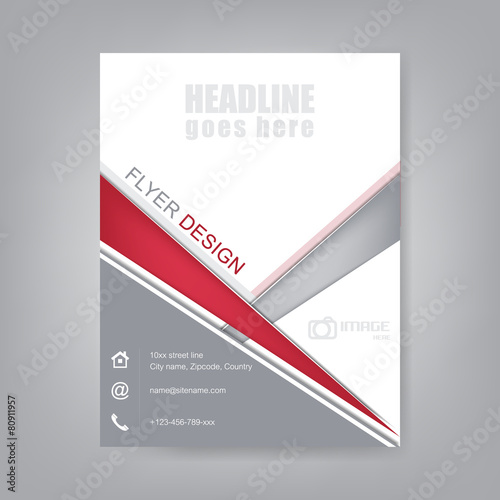 Business flyer, brochure template or corporate banner