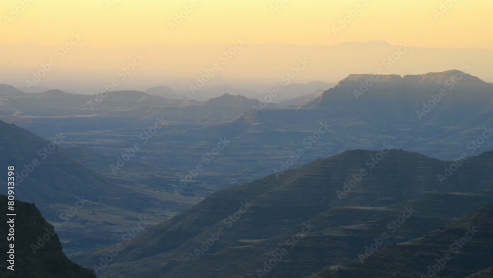 Simien Mountains National Park, Amhara region, Ethiopia, Africa