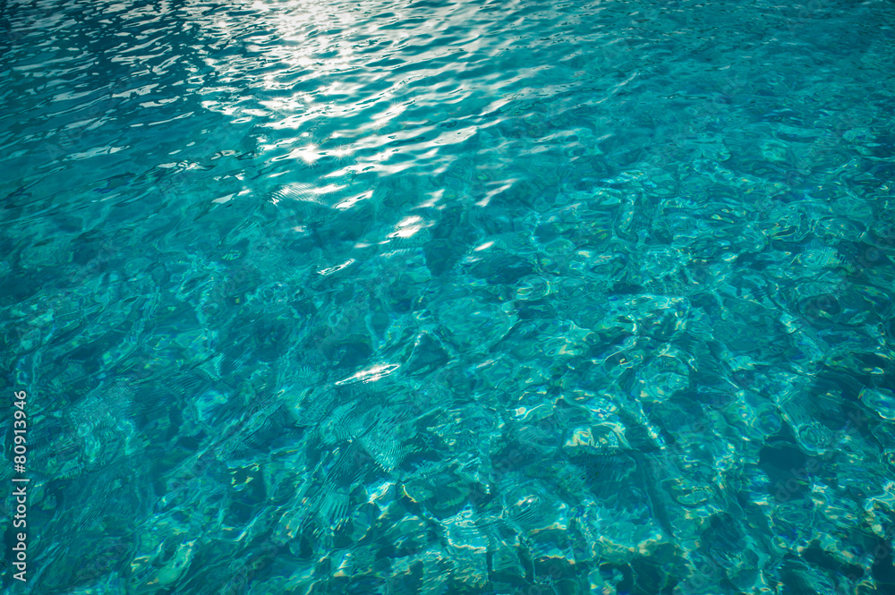 Texture of water in swimming pool Texture of water in swimming pool