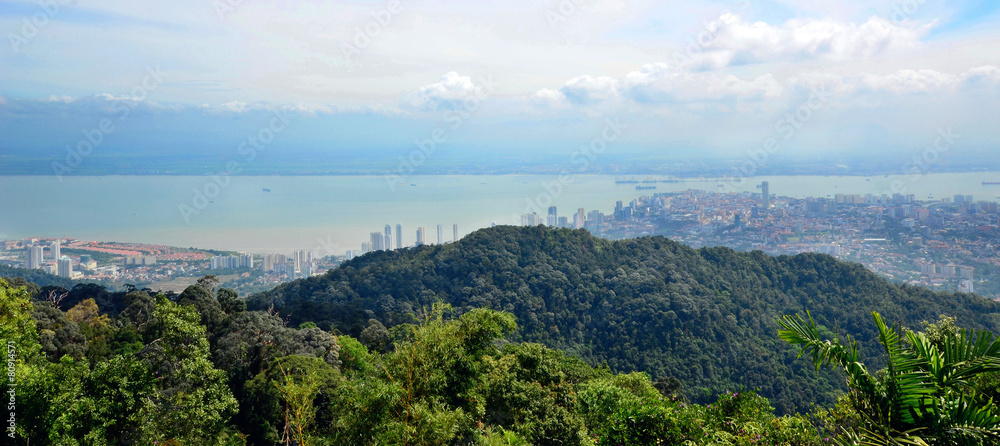 Panorama view from Penang hill Panorama view from Penang hill