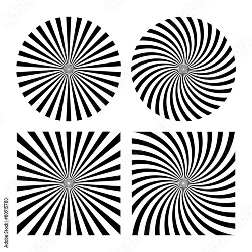 Rays striped patterns photo