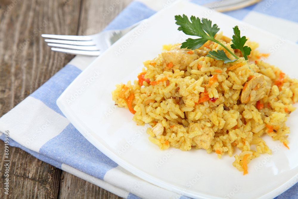 Rice with chicken Rice with chicken