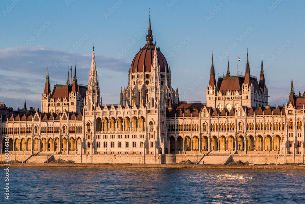 The building of the Parliament in Budapest, Hungary The building of the Parliament in Budapest, Hungary