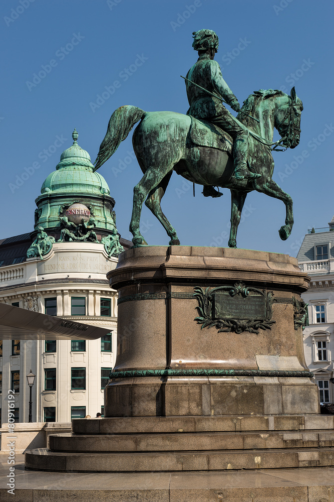 Erzherzog Albrecht Statue in Wien Erzherzog Albrecht Statue in Wien