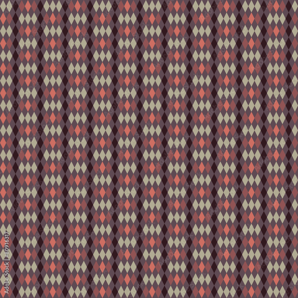 Abstract rhomb pattern. Colorful vertical background.