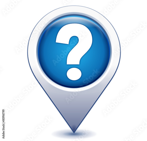 aide sur marqueur géolocalisation bleu