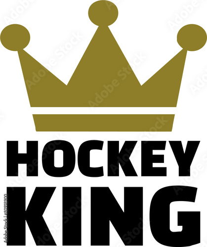 Canvas Print Hockey King