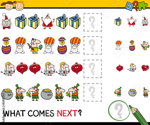what comes next game cartoon