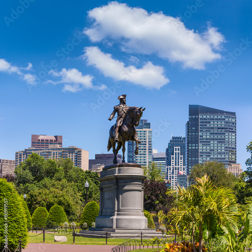 Boston Common George Washington monument