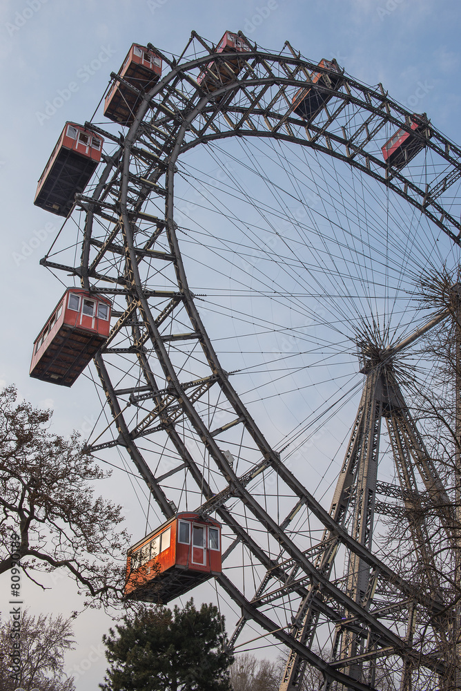 Fototapeta premium Riesenrad im Wiener Prater