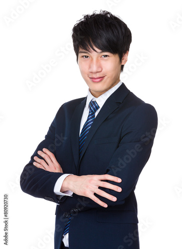 Asian businessman smile