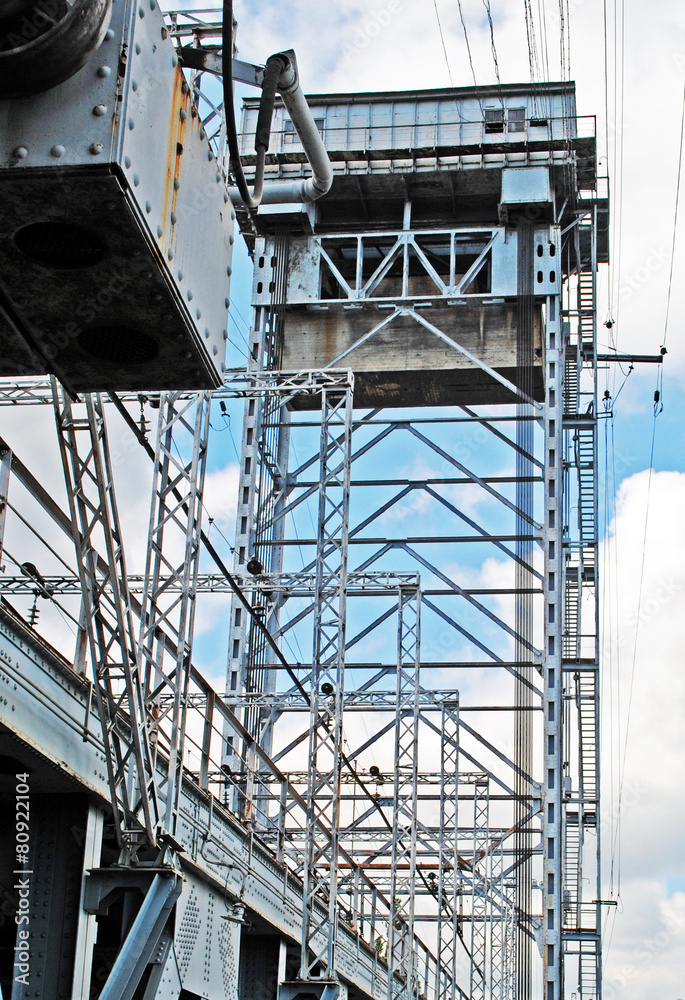 Fragment of metal bridge