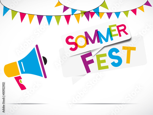 megaphone : sommer fest (deutsch)
