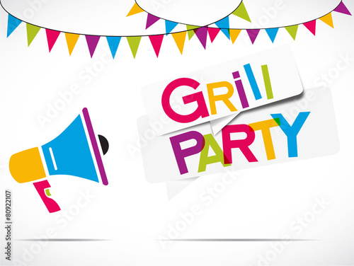 megaphone : grill party