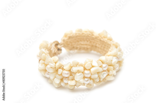 Bracelet made of seashells