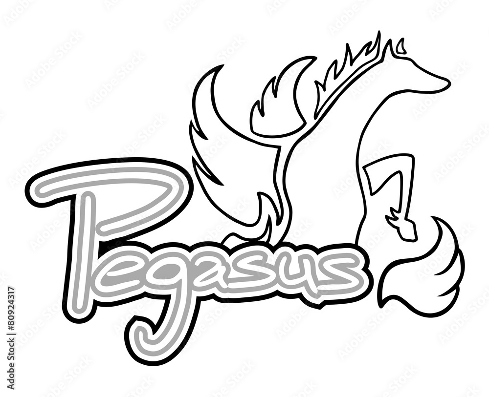 creative pegasus art symbol creative pegasus art symbol