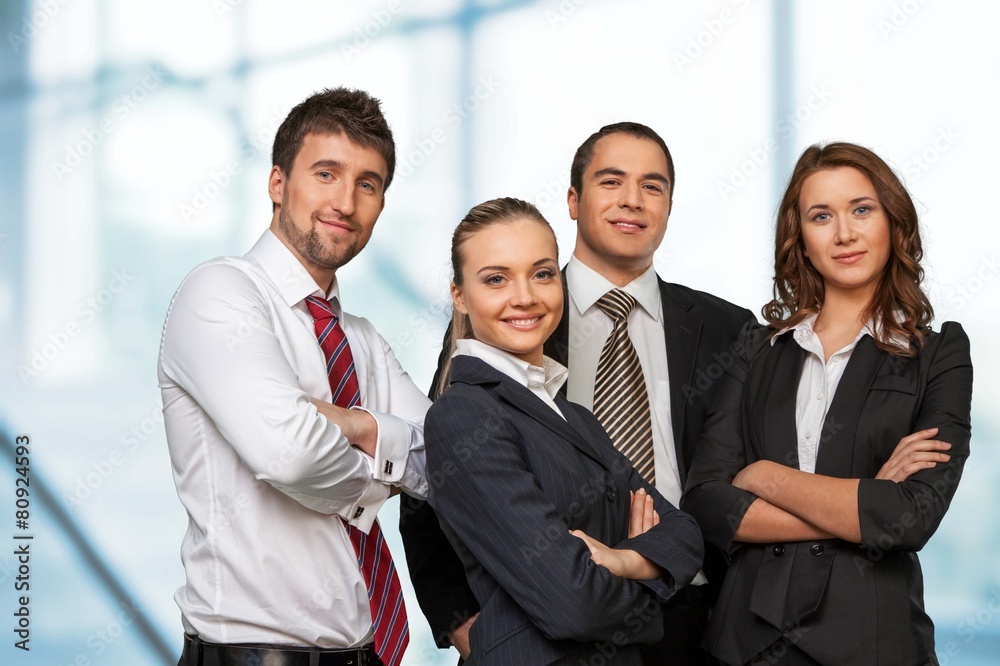 Business. Portrait of happy young businessman Business. Portrait of happy young businessman