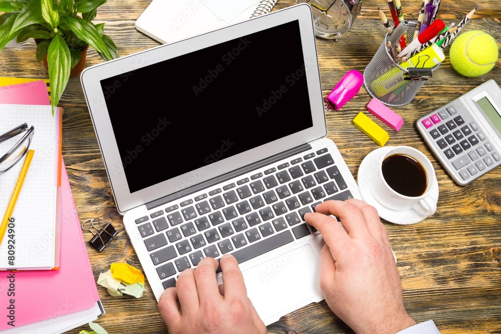 Woman. Woman working on laptop. Concept of web design. Shot from Woman. Woman working on laptop. Concept of web design. Shot from