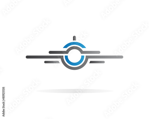 Airplane  vector logo