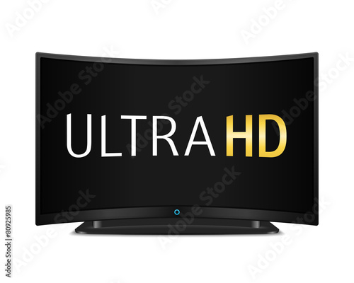 TV with Curved Screen