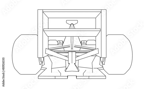 racing car lines draw photo