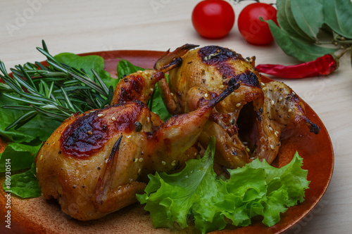 Roasted Quail