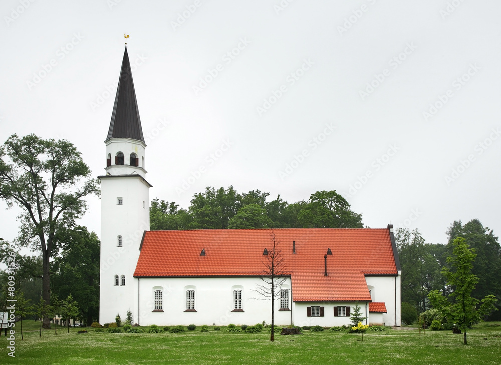 Lutheran Church in Sigulda. Latvia