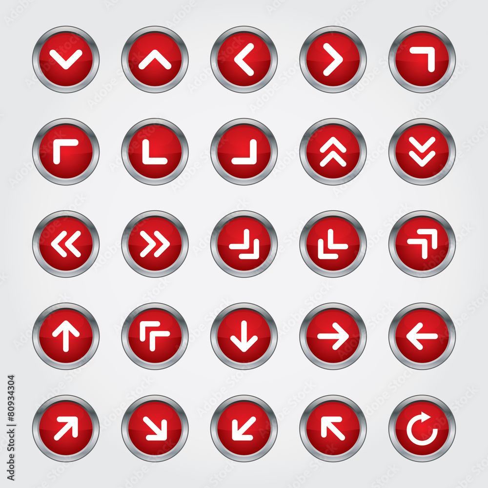 Arrow Button set Arrow Button set