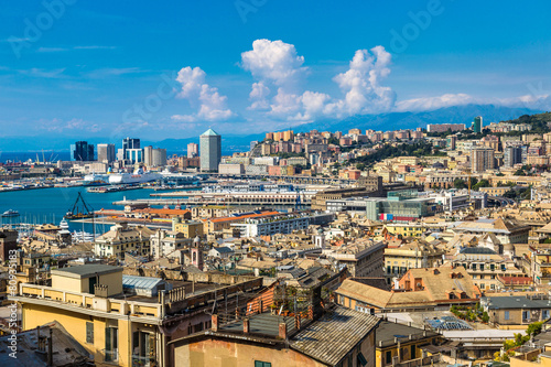 Port of Genoa in Italy © Sergii Figurnyi