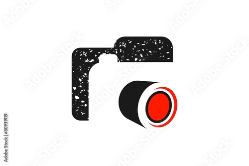 photo files vector Logo rustic