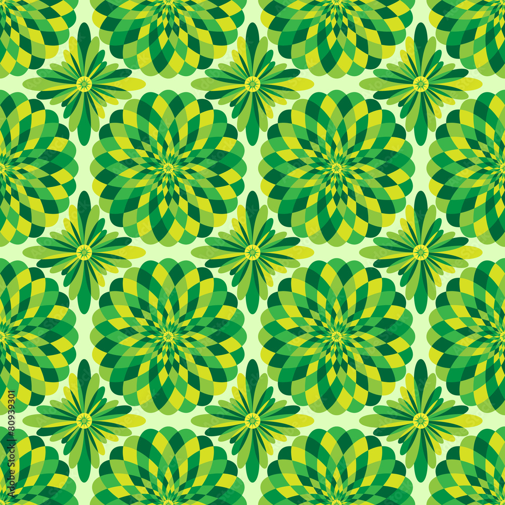 Vector abstract seamless green pattern Vector abstract seamless green pattern