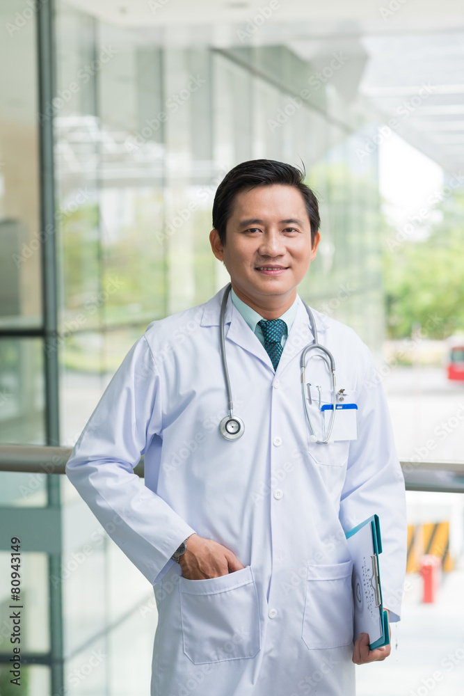 Confident Vietnamese doctor Confident Vietnamese doctor