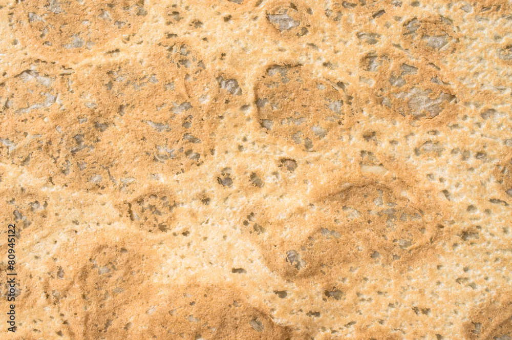 Thin flatbread for background