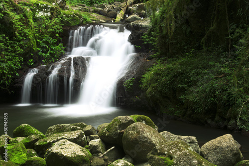 Waterfall in the gold coast hinterlands on the NSW border.