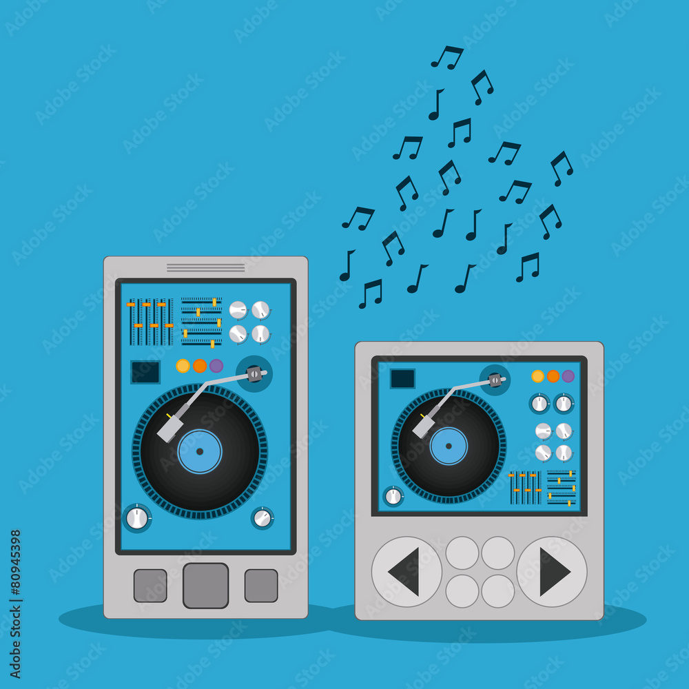 Fototapeta premium Music design